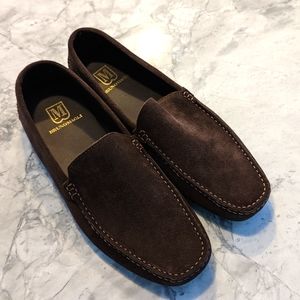 Bruno Magli brown suede shoes
